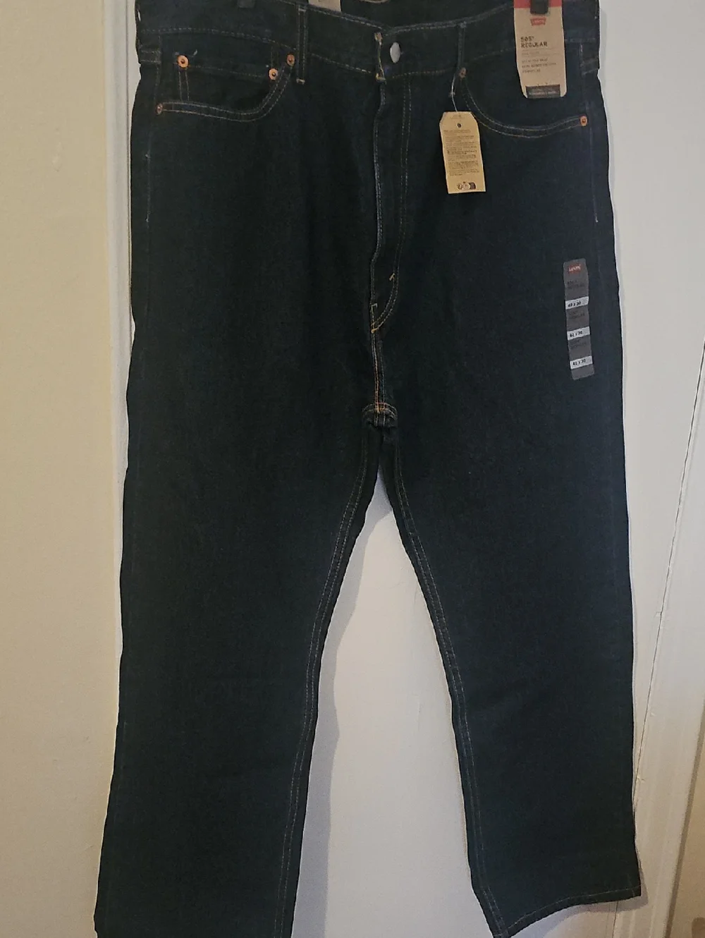 Levi's Men's Black Relaxed Straight Jeans